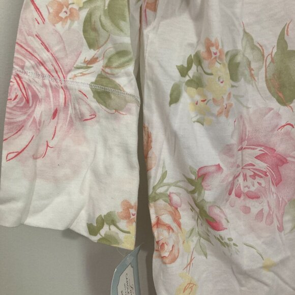 New with Tags Carole Hochman Women Size M Sleep Shirt White 100% Supima Cotton - Picture 11 of 13